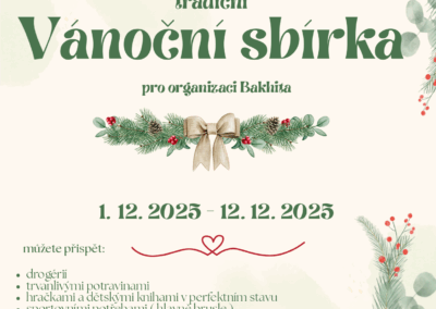 Vánořční sbírka – plakát